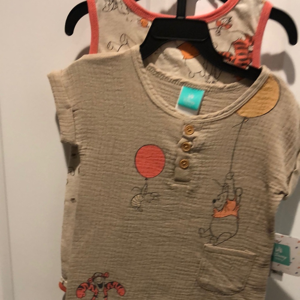 Disney Tan and Orange Short